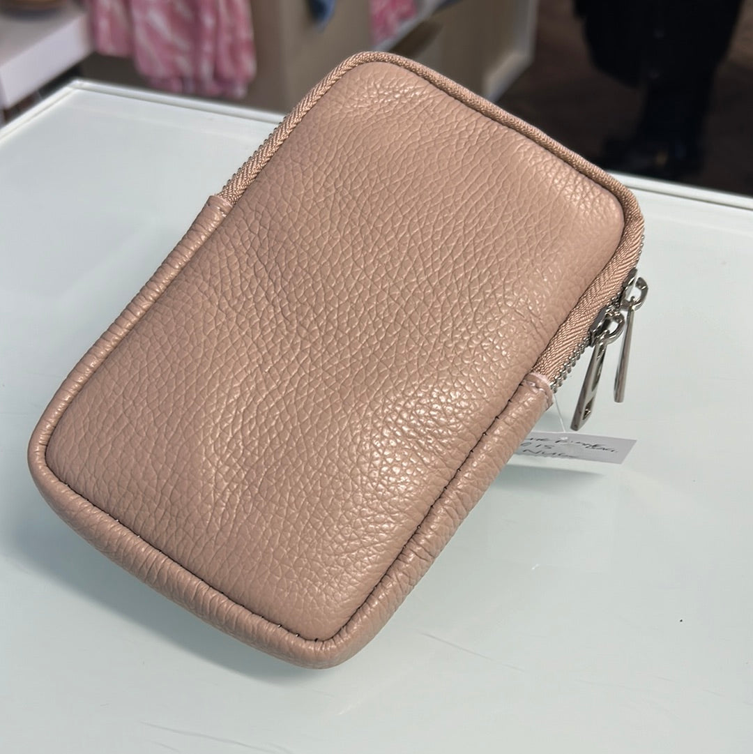 KATE Collection Leather Crossbody Phone Bag