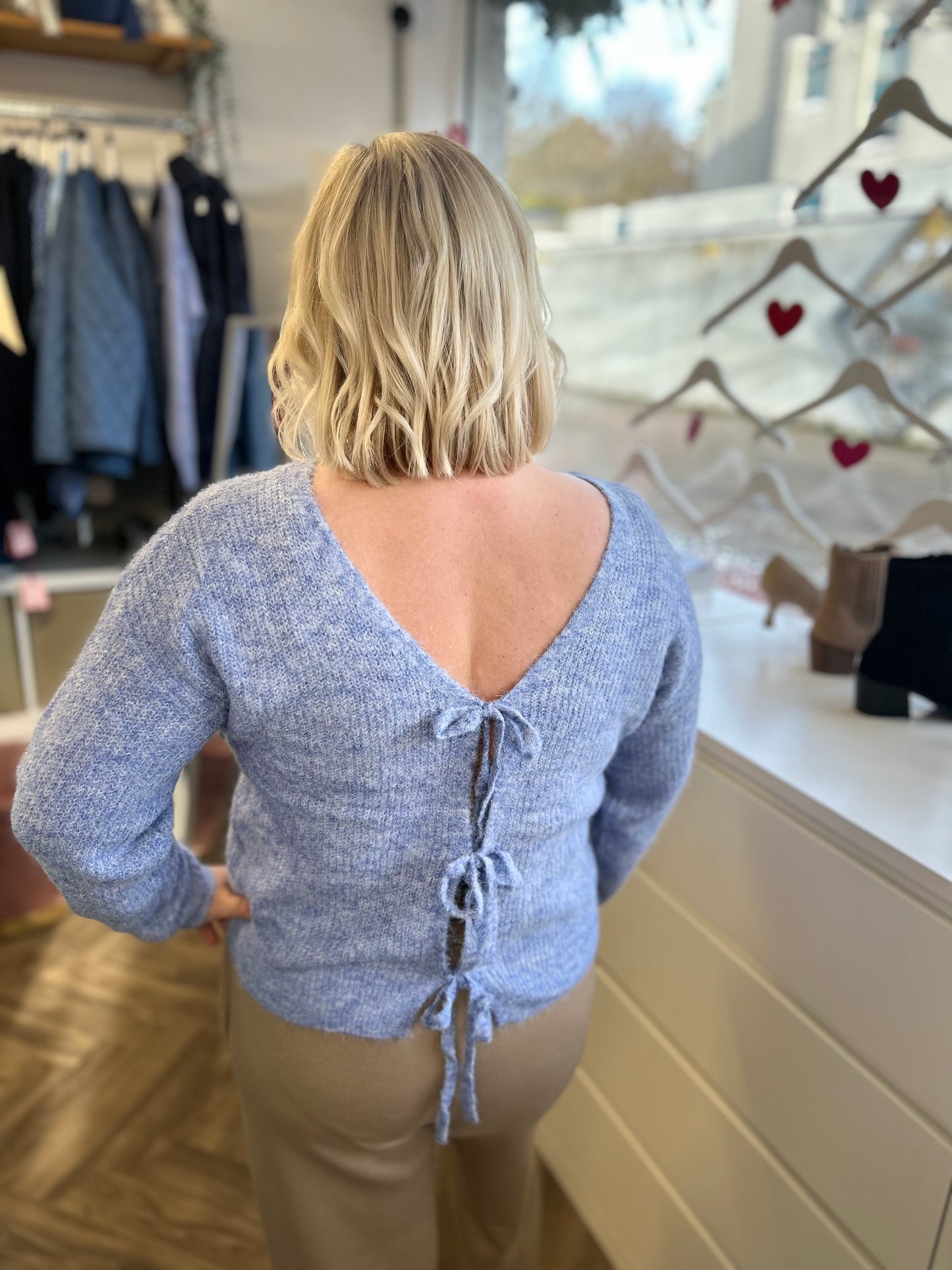 SYLVIE Tie Back Jumper