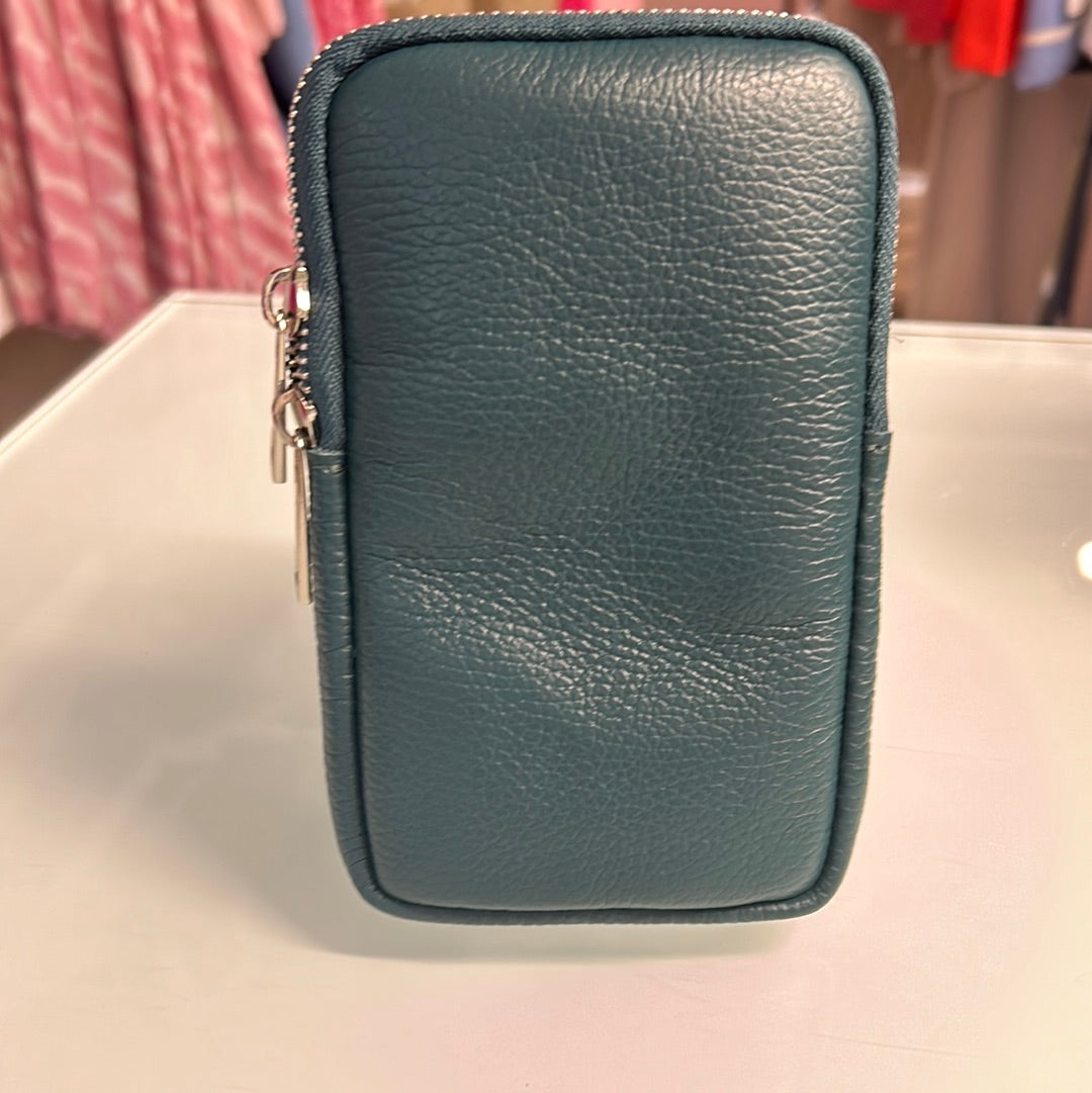 KATE Collection Leather Crossbody Phone Bag