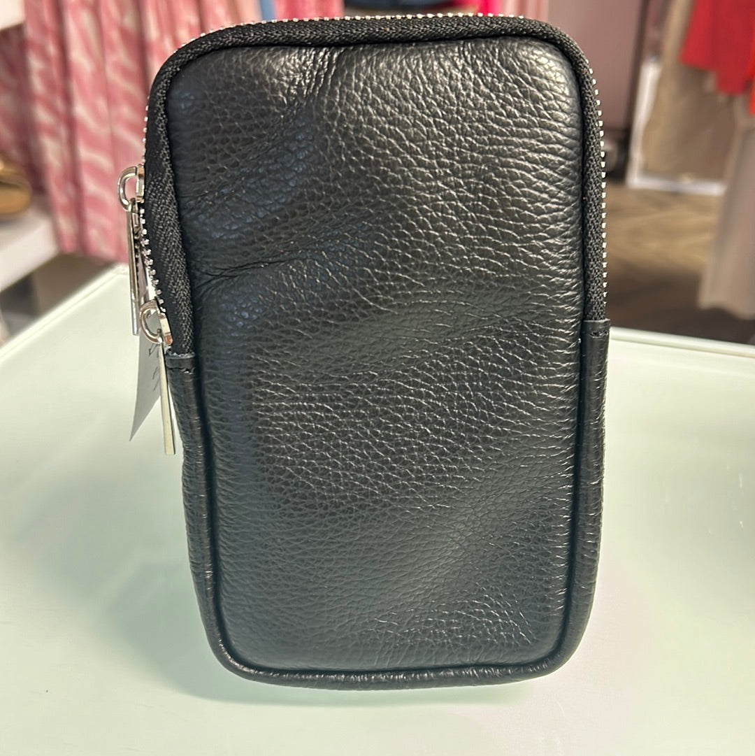 KATE Collection Leather Crossbody Phone Bag