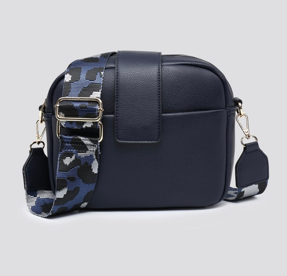 MEG Square Bag with Contrast Strap