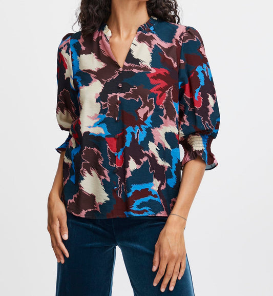 BYoung IBINE V Neck Blouse