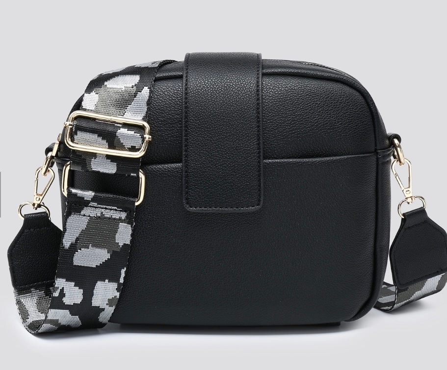 MEG Square Bag with Contrast Strap