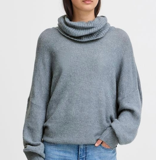 Ichi KAMARA Cowl Neck Jumper